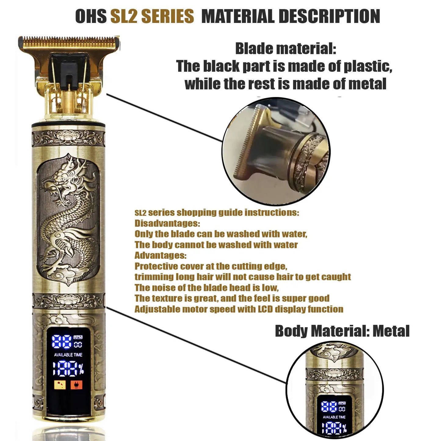 Máquina de cortar cabelo T9, reparo, barba, barbear, aparador de pelos corporais, máquina elétrica, máquina de corte de cabelo masculina, 0 mm, barbeiro, barbeador