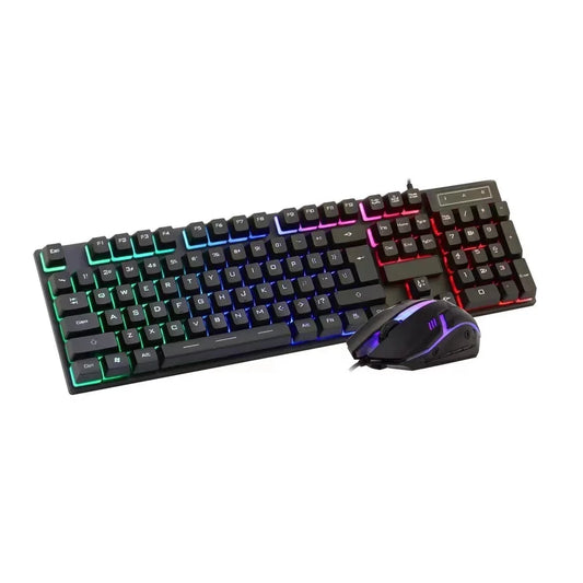 Kit teclado e mouse gamer M300 português brasileiro na cor preta