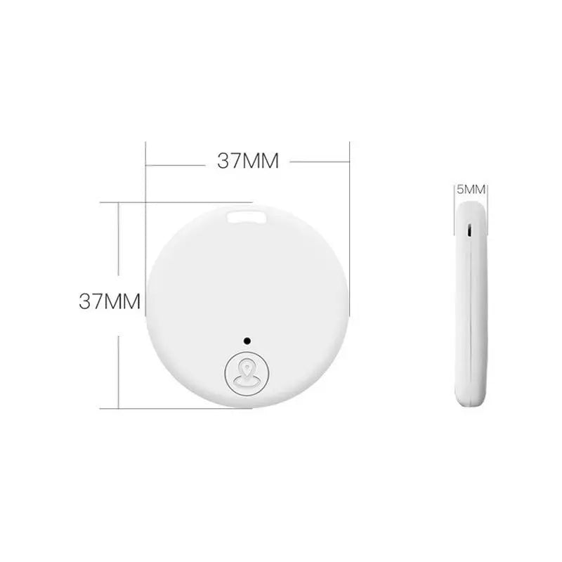 Mini Localizador GPS Anti-Perda Alarme Carteira Chaveiro Etiqueta Inteligente Rastreador Compatível com Bluetooth Chaveiro Rastreador para Cães e Animais de Estimação Localizador de Chaves