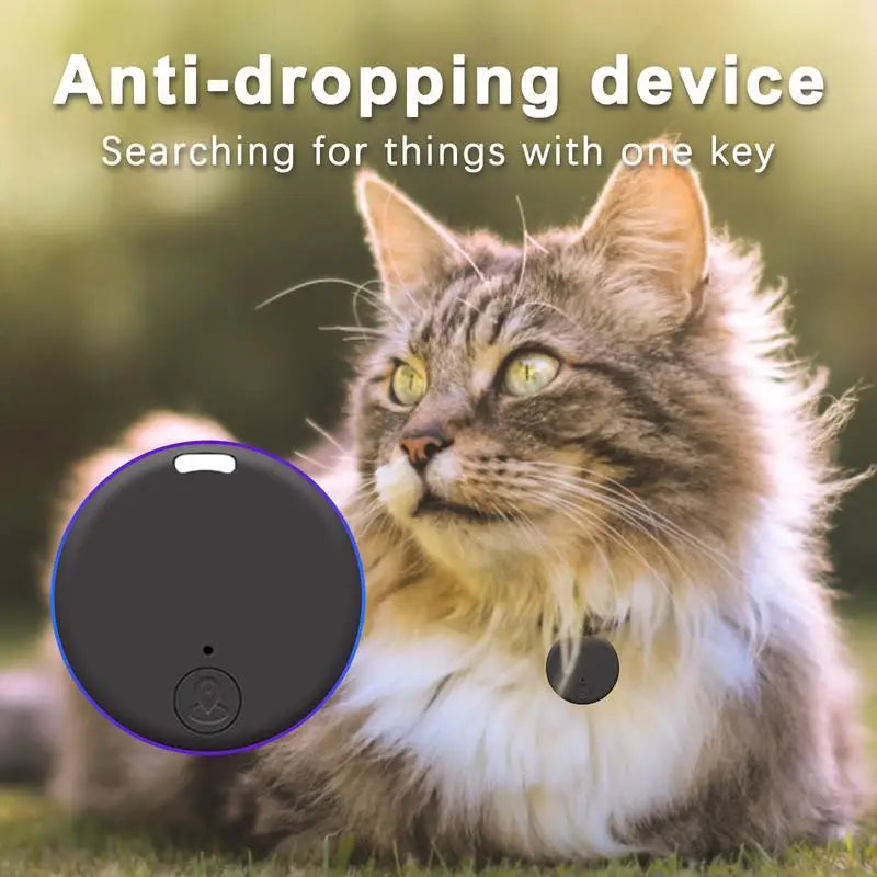 Mini Localizador GPS Anti-Perda Alarme Carteira Chaveiro Etiqueta Inteligente Rastreador Compatível com Bluetooth Chaveiro Rastreador para Cães e Animais de Estimação Localizador de Chaves