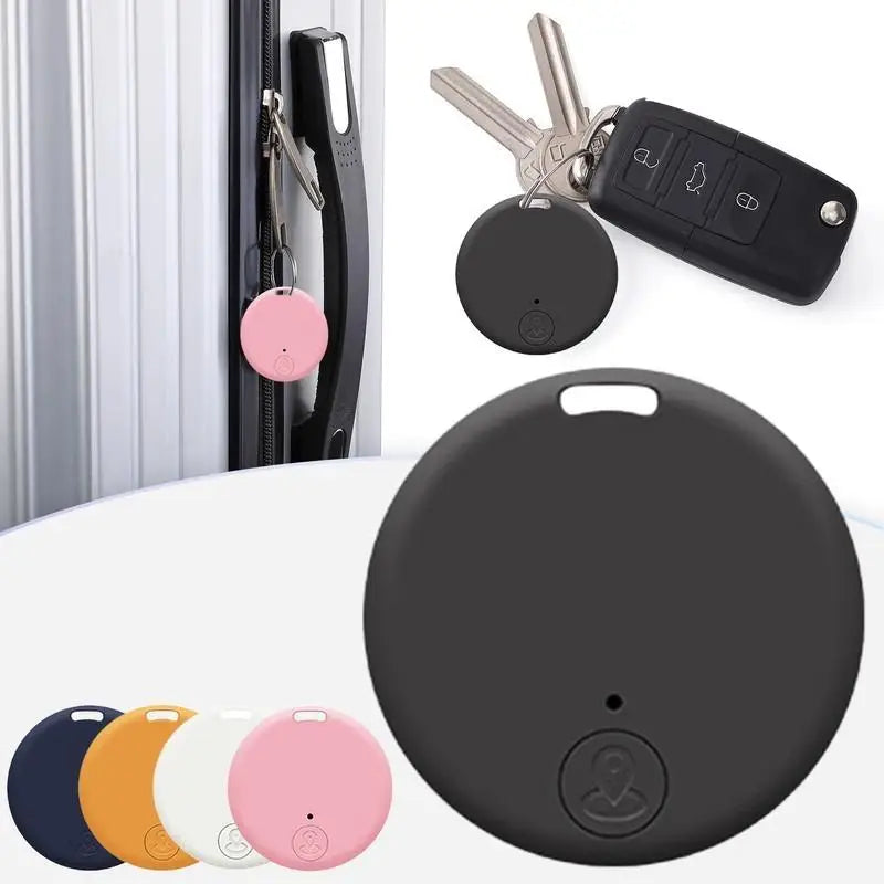 Mini Localizador GPS Anti-Perda Alarme Carteira Chaveiro Etiqueta Inteligente Rastreador Compatível com Bluetooth Chaveiro Rastreador para Cães e Animais de Estimação Localizador de Chaves
