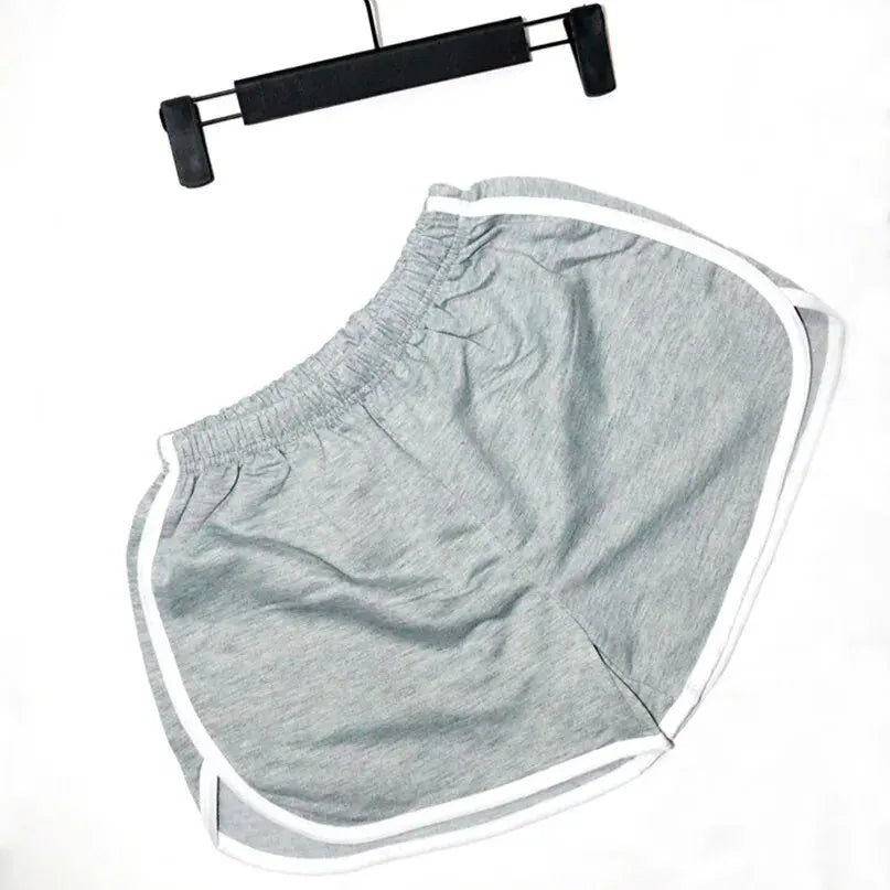 Shorts elásticos femininos, caimento solto, secagem rápida, para corrida no verão, fitness, lazer e uso externo. Instagram