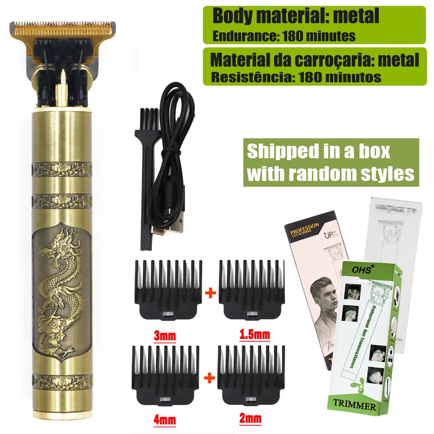 Máquina de cortar cabelo T9, reparo, barba, barbear, aparador de pelos corporais, máquina elétrica, máquina de corte de cabelo masculina, 0 mm, barbeiro, barbeador