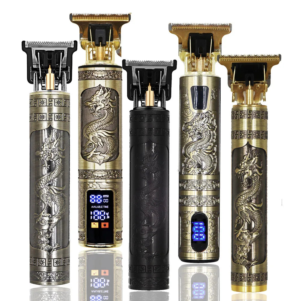Máquina de cortar cabelo T9, reparo, barba, barbear, aparador de pelos corporais, máquina elétrica, máquina de corte de cabelo masculina, 0 mm, barbeiro, barbeador