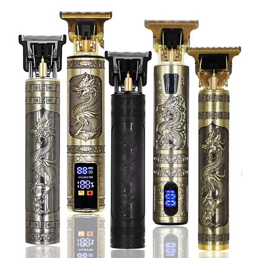 Máquina de cortar cabelo T9, reparo, barba, barbear, aparador de pelos corporais, máquina elétrica, máquina de corte de cabelo masculina, 0 mm, barbeiro, barbeador