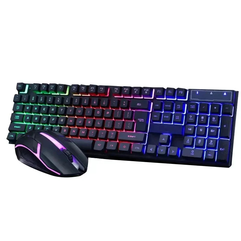 Kit teclado e mouse gamer M300 português brasileiro na cor preta