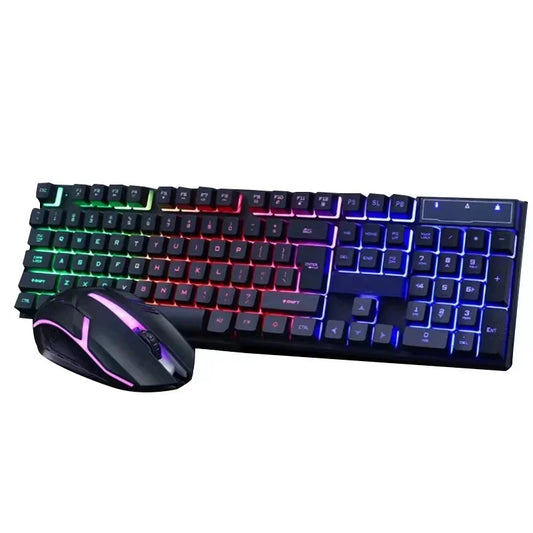 Kit teclado e mouse gamer M300 português brasileiro na cor preta