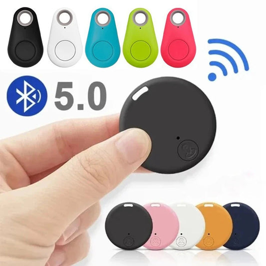 Mini Localizador GPS Anti-Perda Alarme Carteira Chaveiro Etiqueta Inteligente Rastreador Compatível com Bluetooth Chaveiro Rastreador para Cães e Animais de Estimação Localizador de Chaves